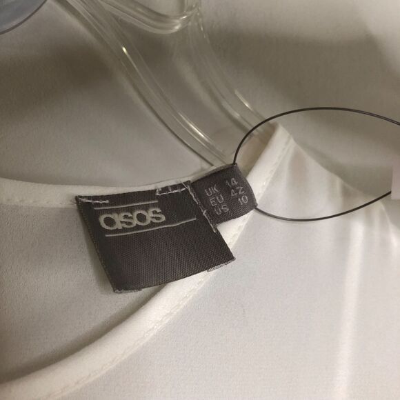 ASOS Cream Midi Dress - Picture 3 of 12